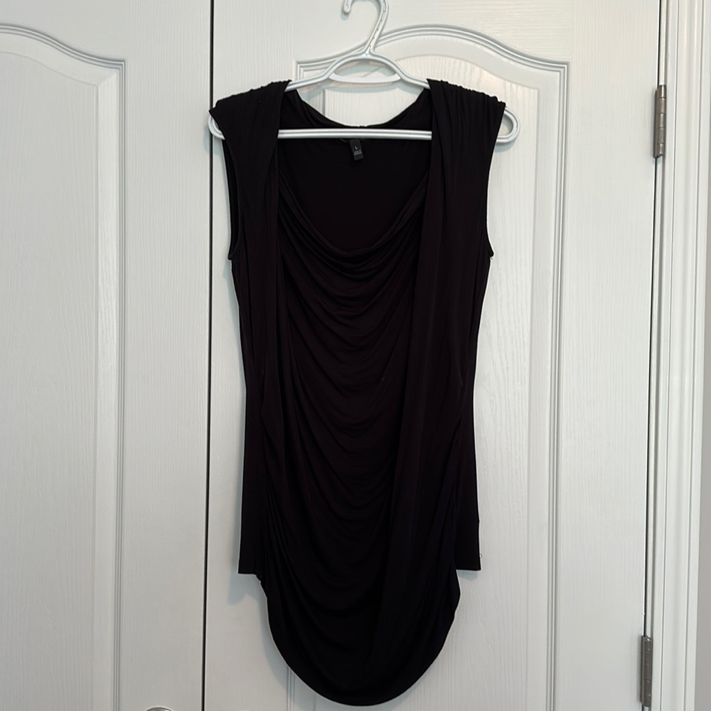 Large Black Jessica Simpson Top with Cowell Neck